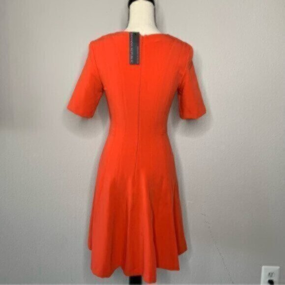NWT Banana Republic Orange Panel Fit & Flat Sheath Office Dress - Picture 9 of 11